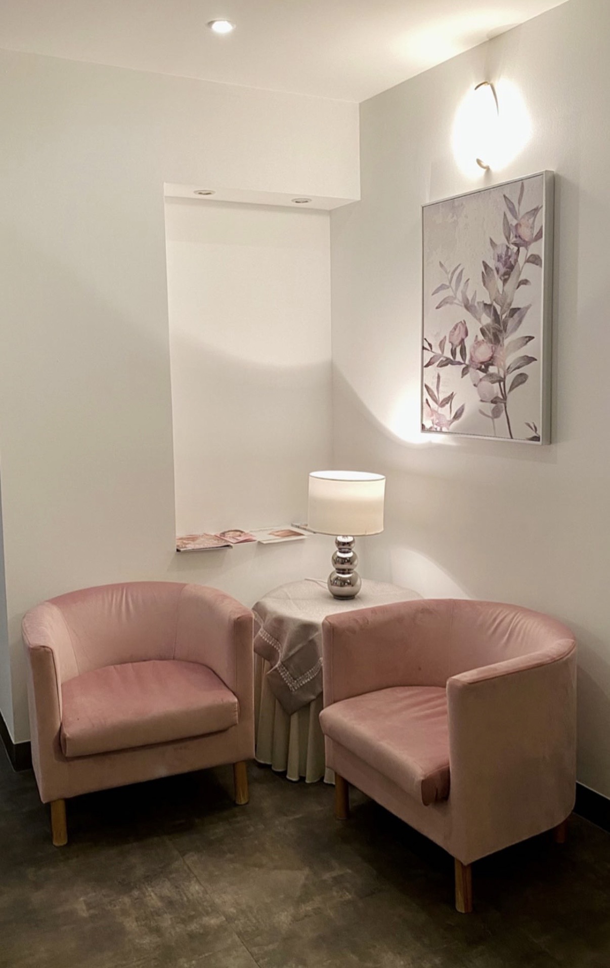 Poczekalnia salon kosmetyczny Gracja Studio Urody Wyszków